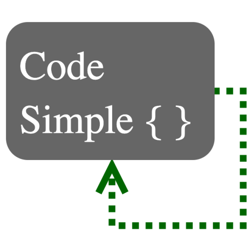 code simple { }